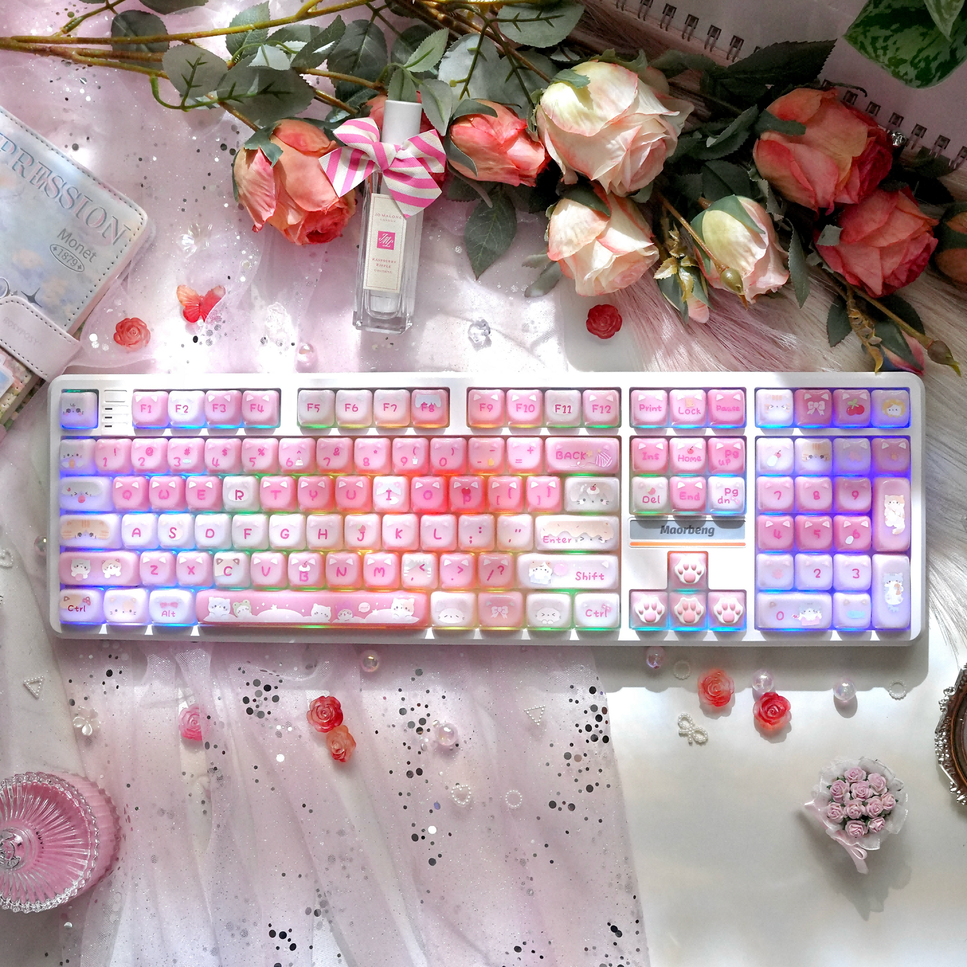 Maorbeng RS108 Triple-Mode Hot-Swappable Mechanical Keyboard