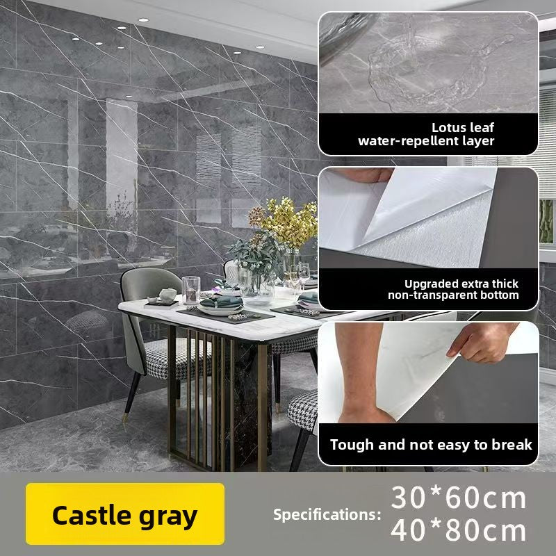 Marble aluminum-plastic panel anti-tile wall tiling