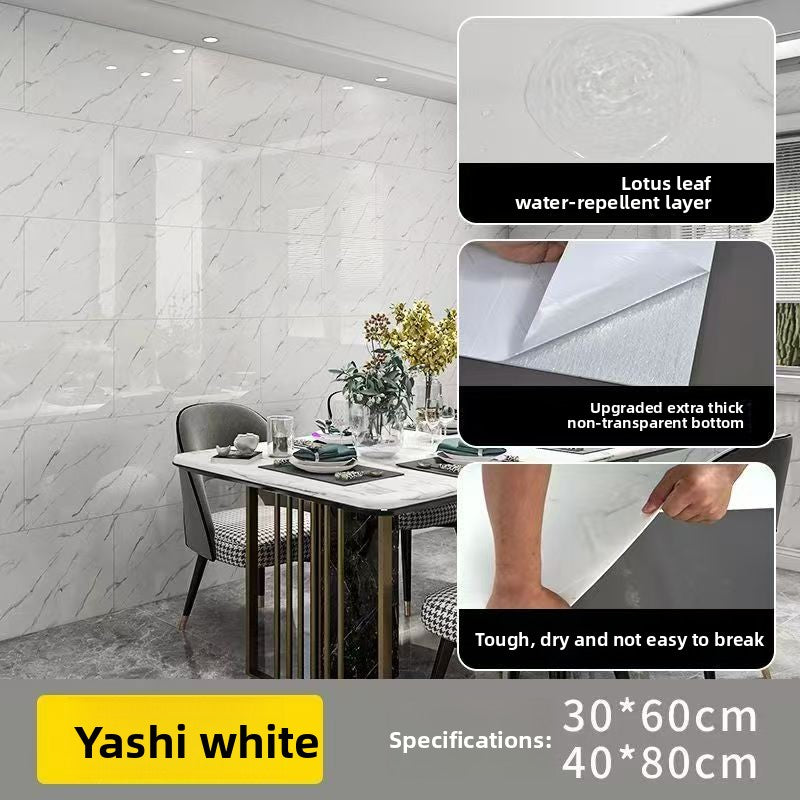 Marble aluminum-plastic panel anti-tile wall tiling