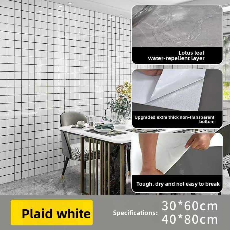 Marble aluminum-plastic panel anti-tile wall tiling