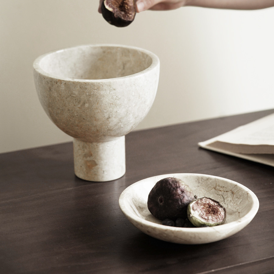 Marble Fruit Bowl