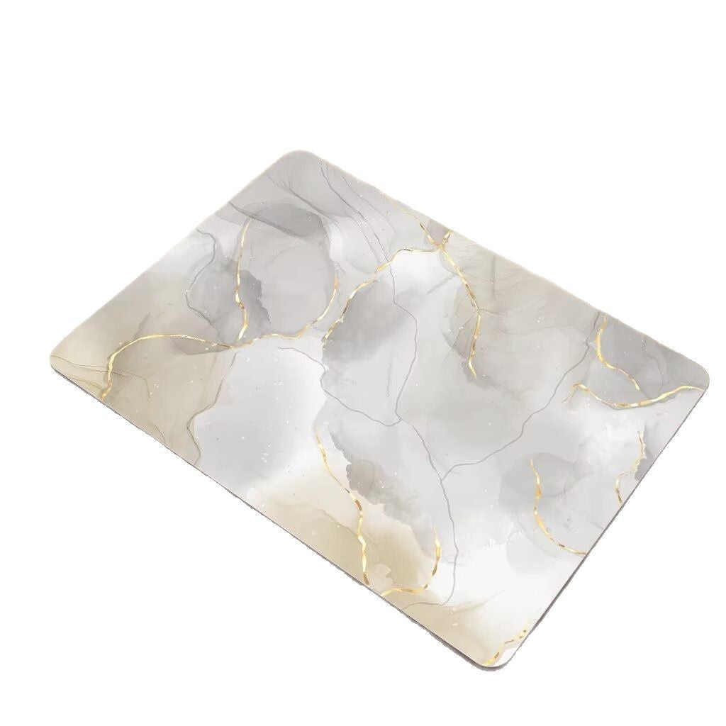 Marble Kitchen Drain Mat Absorbent Non-slip Table Mat