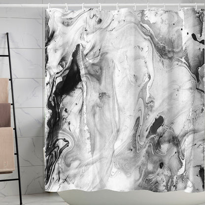 Marble Pattern Waterproof Shower Curtain