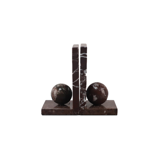 Marble spherical bookcase