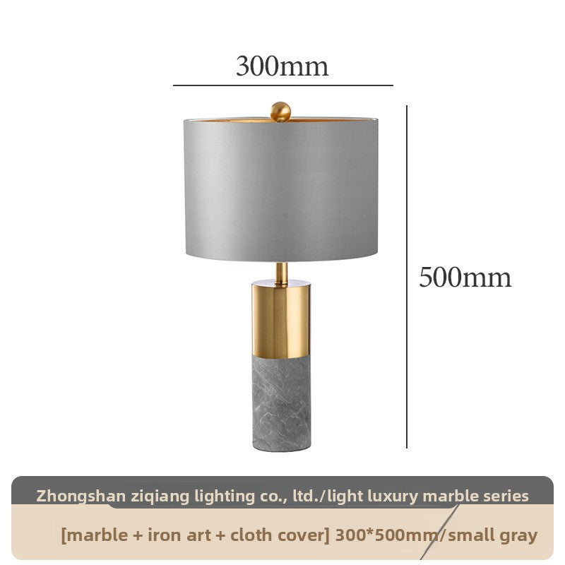 Marble table lamp