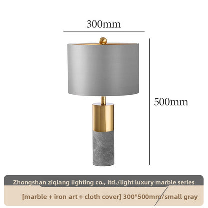 Marble table lamp