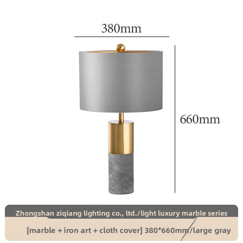 Marble table lamp