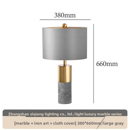 Marble table lamp