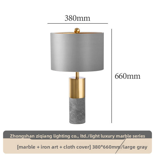 Marble table lamp