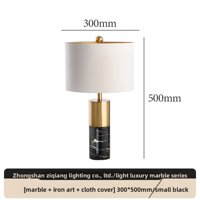 Marble table lamp