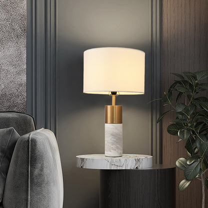 Marble table lamp