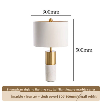 Marble table lamp