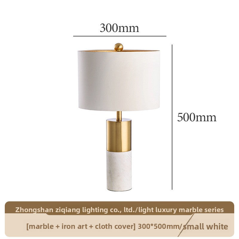 Marble table lamp