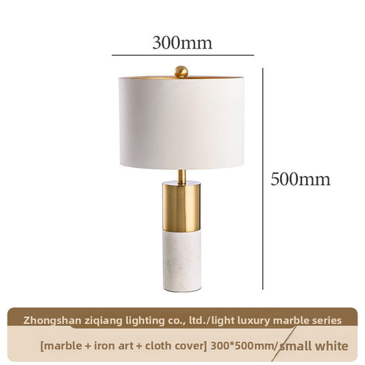 Marble table lamp