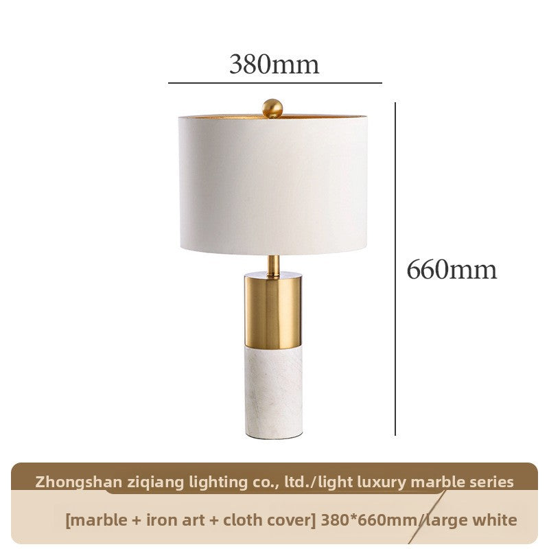 Marble table lamp