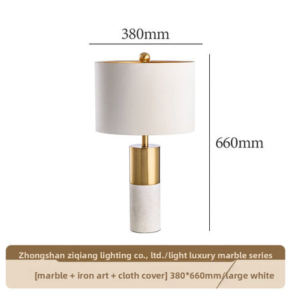 Marble table lamp