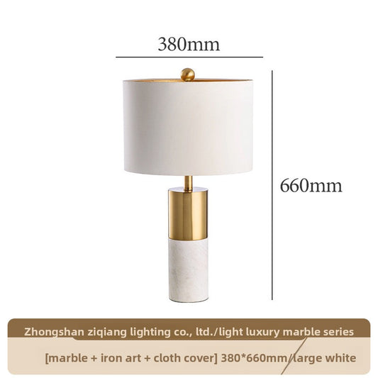 Marble table lamp