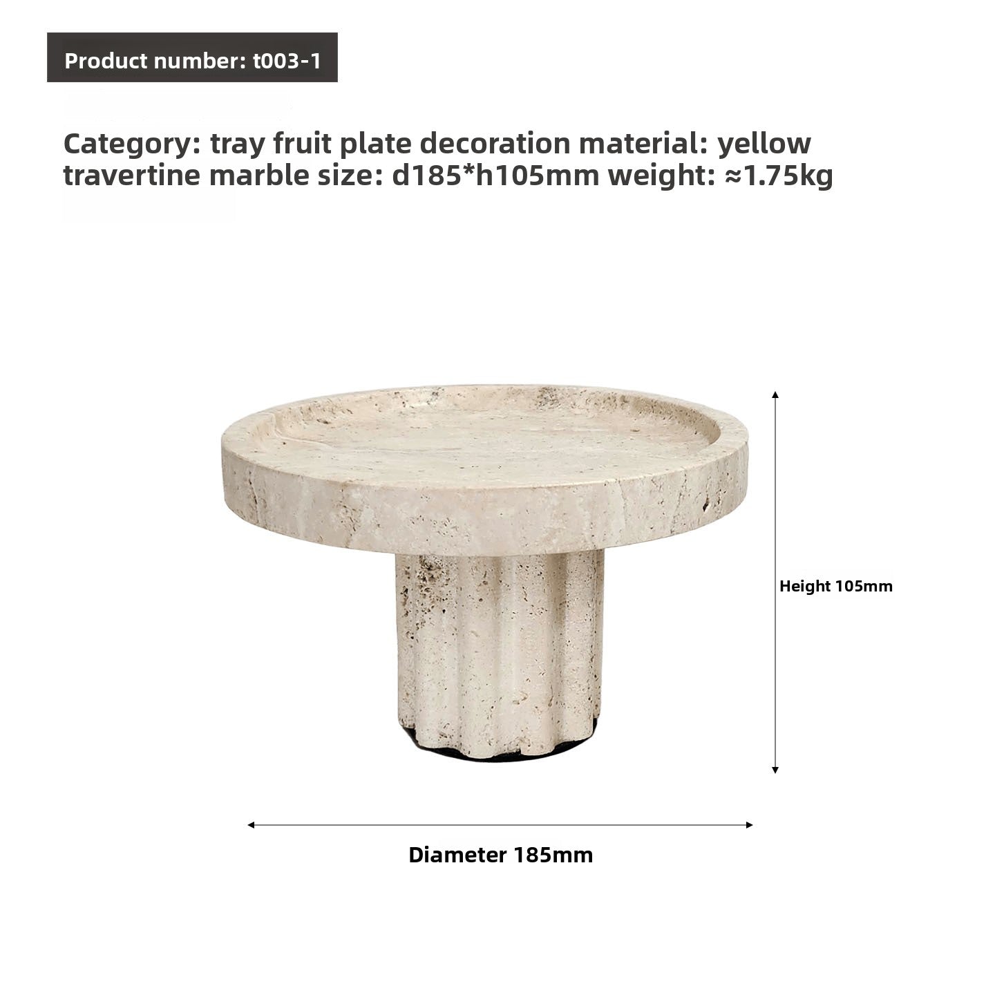 Marble tray