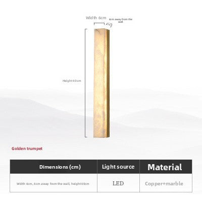 marble wall lamp
