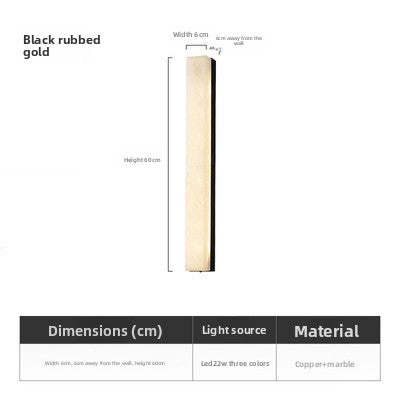 marble wall lamp