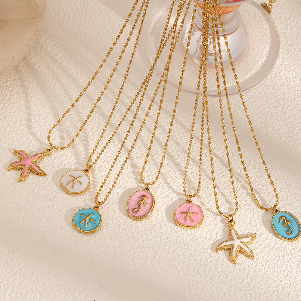 Marine Element Stainless Steel Adjustable Necklace