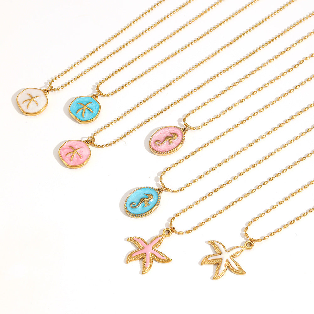 Marine Element Stainless Steel Adjustable Necklace