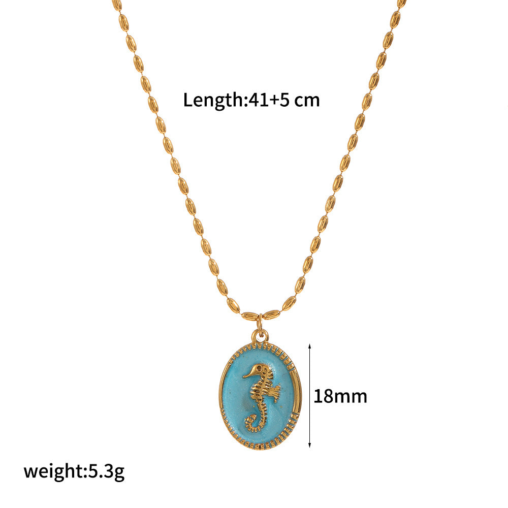 Marine Element Stainless Steel Adjustable Necklace