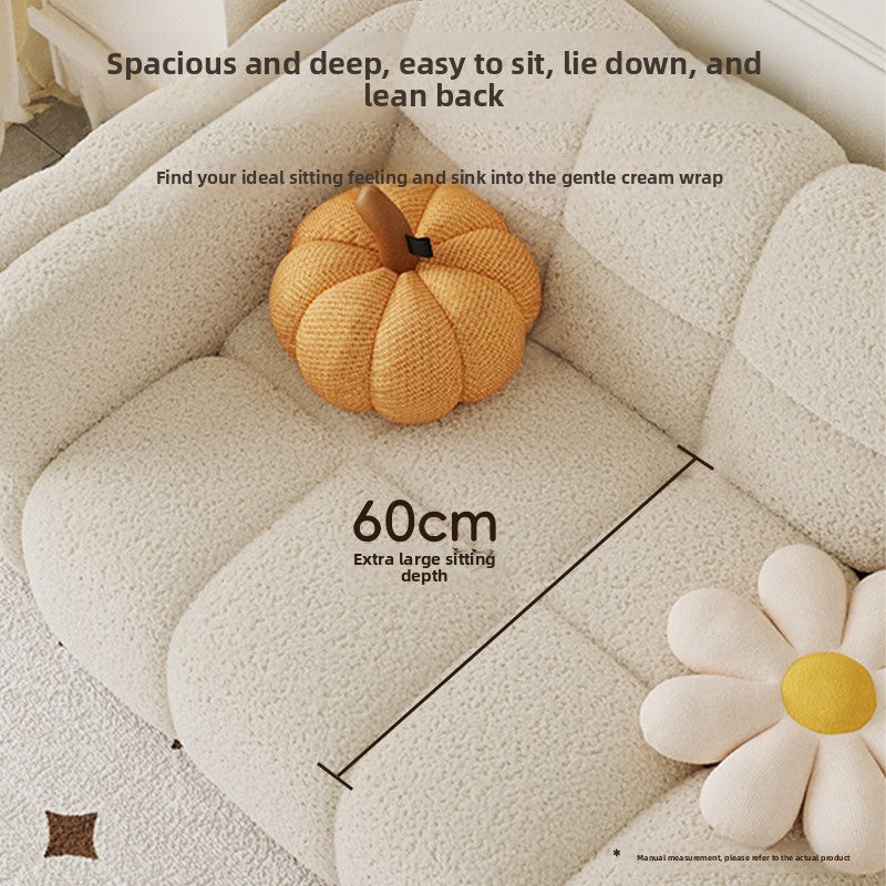 Marshmallow Chenille Foldable Sofa