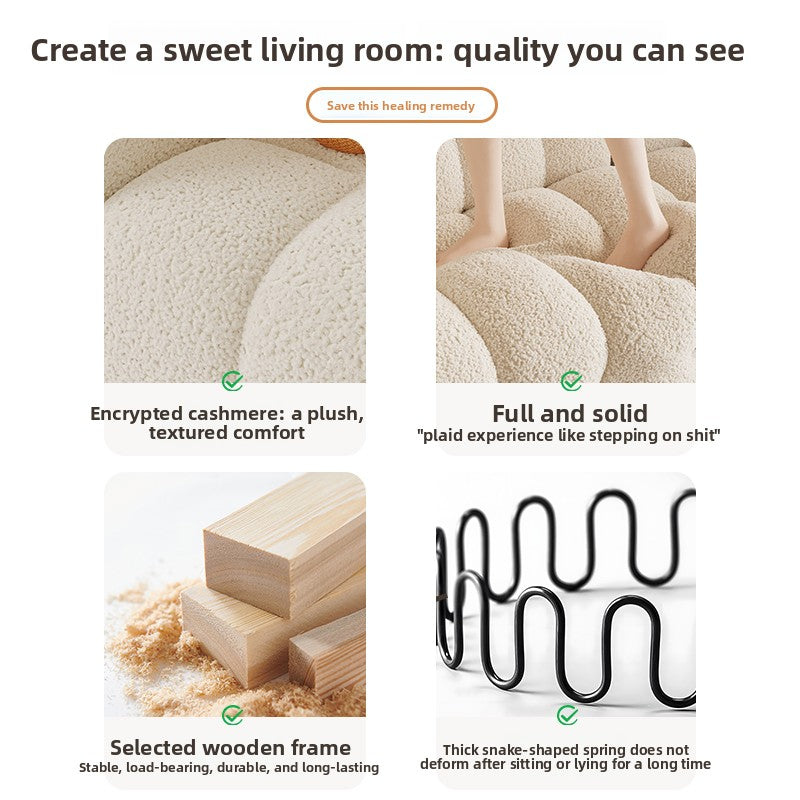 Marshmallow Chenille Foldable Sofa