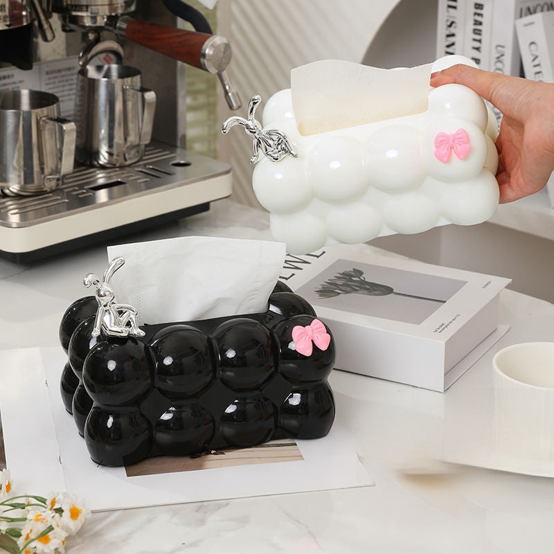 Marshmallow Style Tissue Paper Box