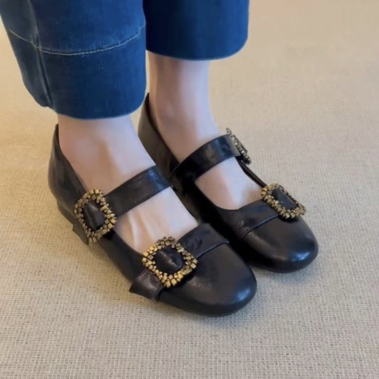 Mary Jane Flat Shoes