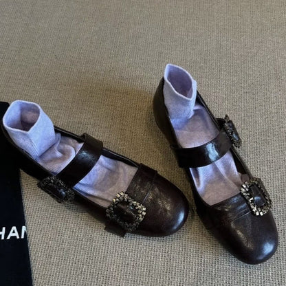 Mary Jane Flat Shoes