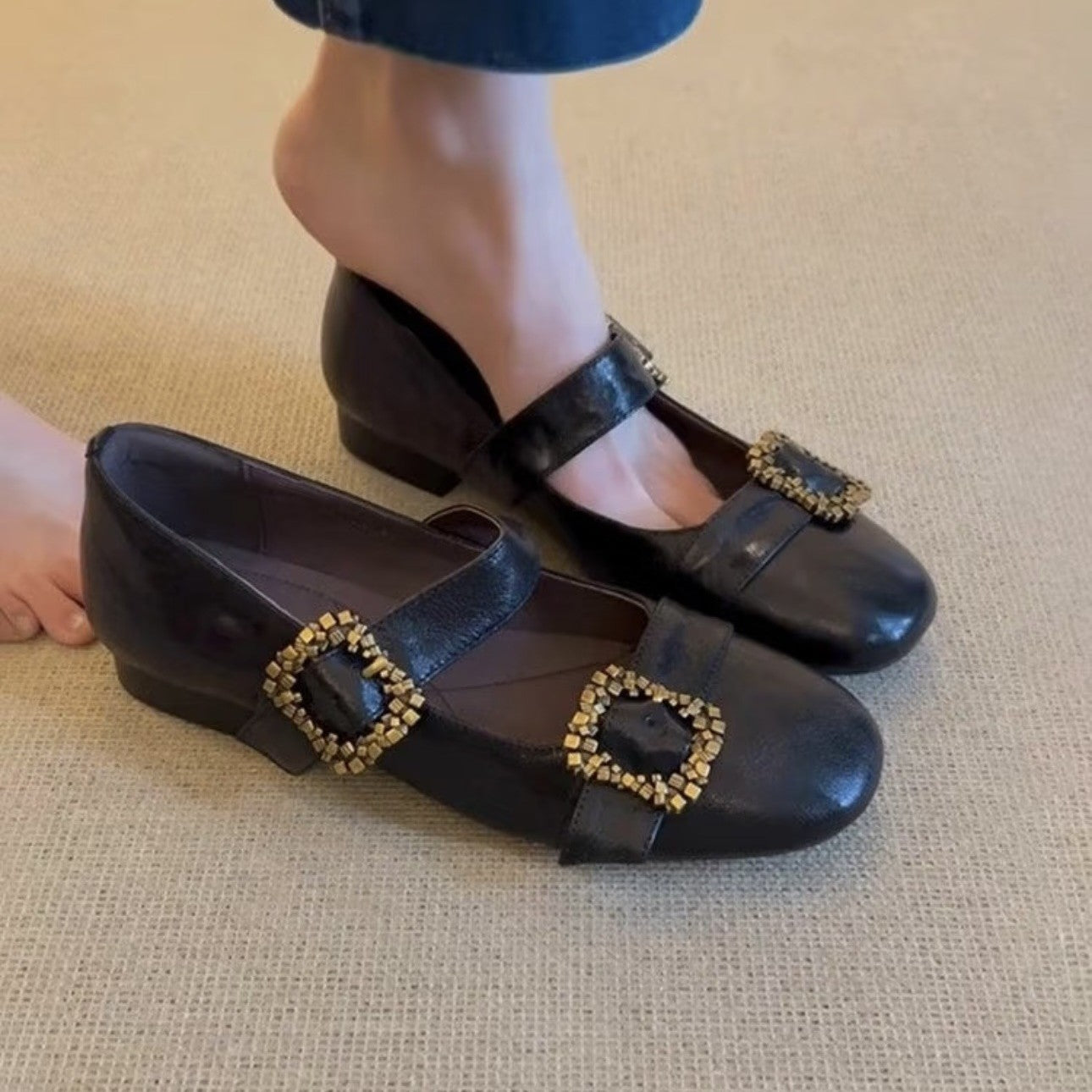 Mary Jane Flat Shoes