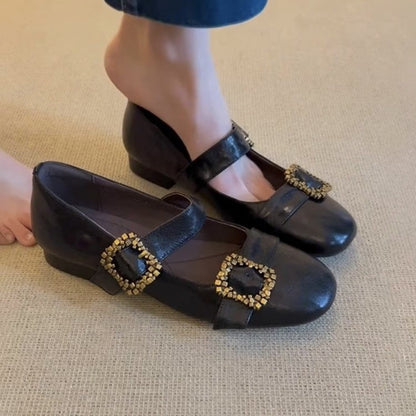 Mary Jane Flat Shoes