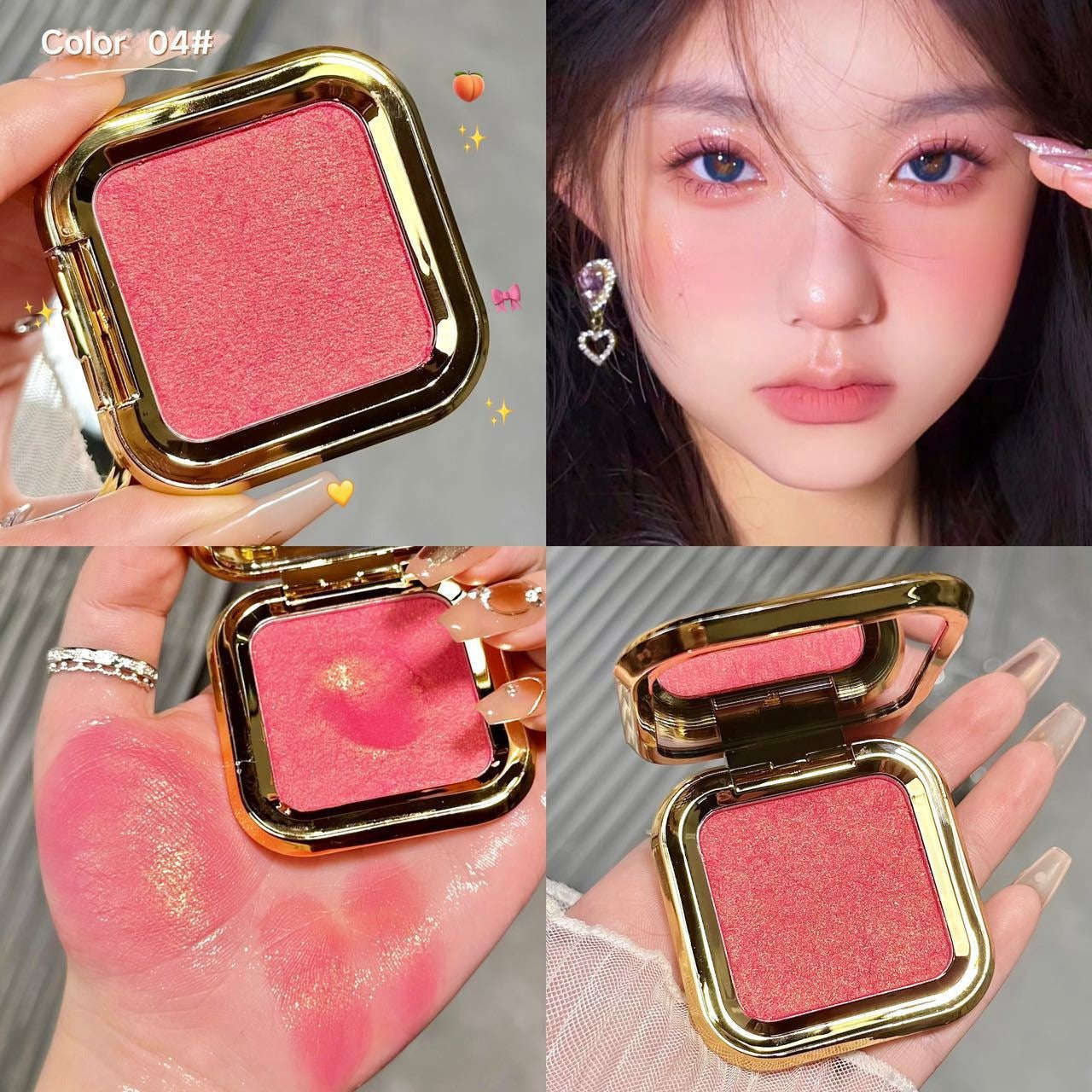 Mashed Potato Monochrome Blush Cream High-gloss Fit