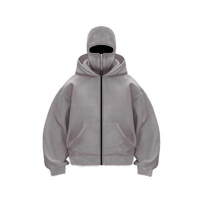 Masked Double Hood Sweatshirt