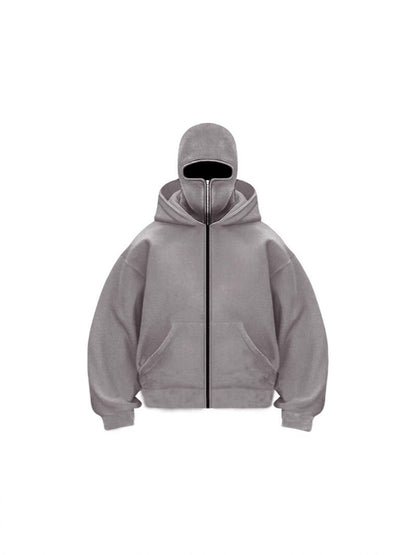 Masked Double Hood Sweatshirt