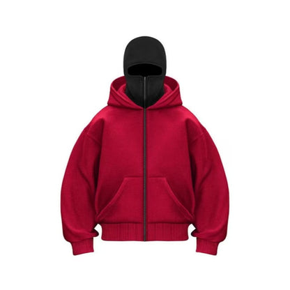 Masked Double Hood Sweatshirt