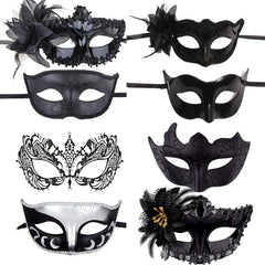 SideFlower SilverBead Black Butterfly