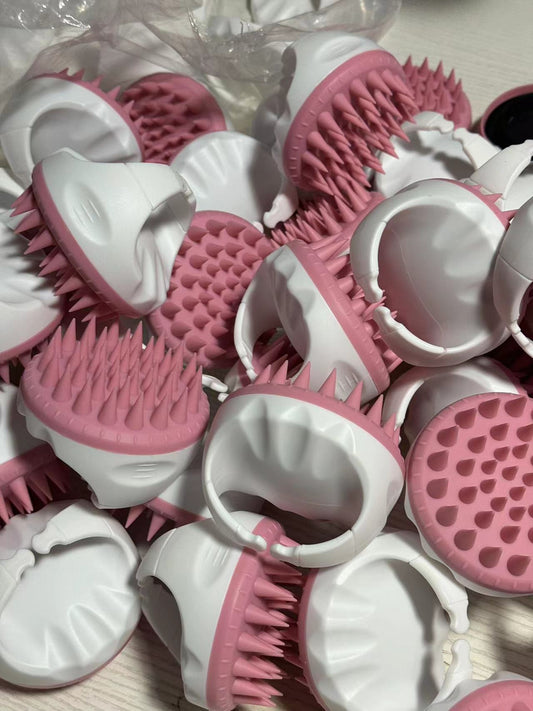 Massage brush for cleaning scalp shampoo brush
