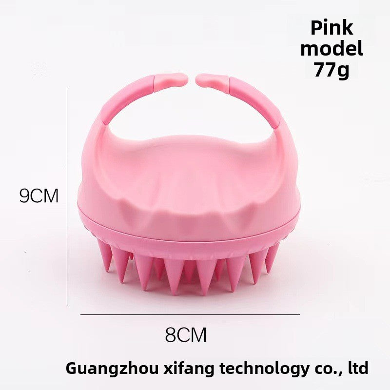 Massage brush for cleaning scalp shampoo brush