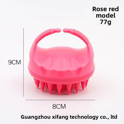 Massage brush for cleaning scalp shampoo brush