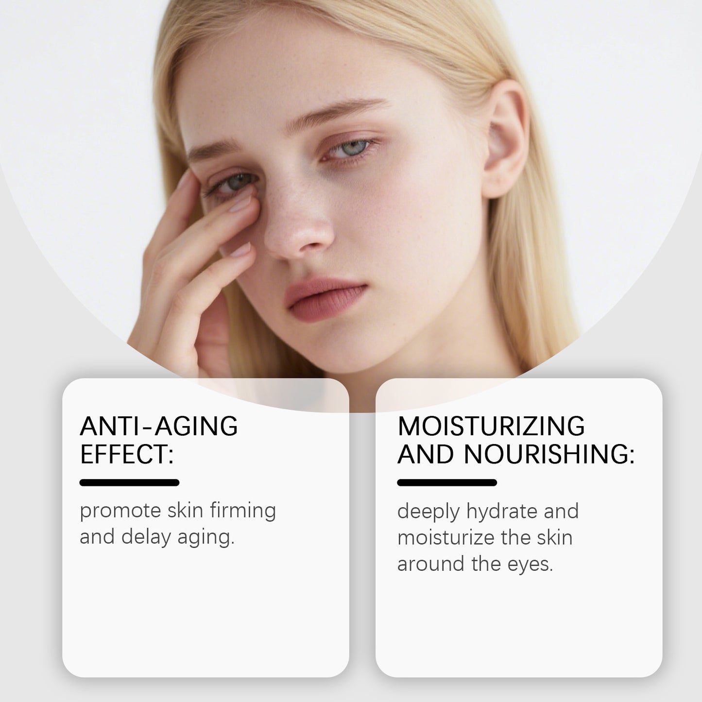 Massage eye care cream