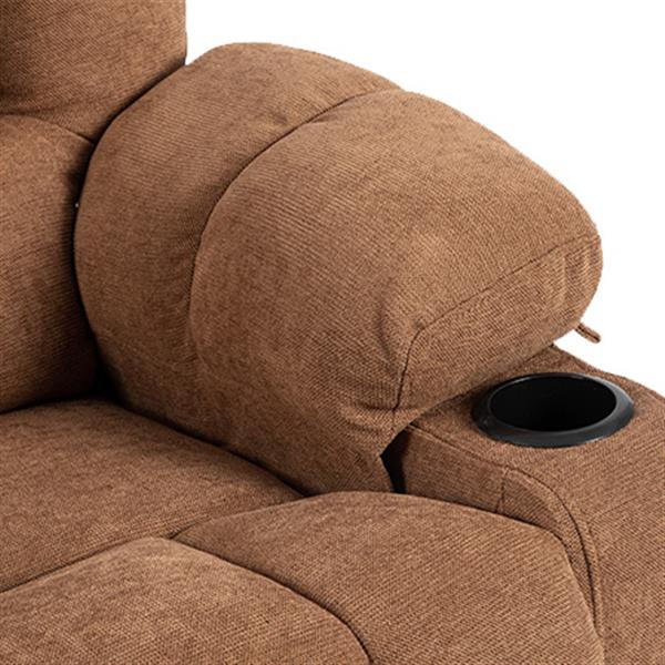 Massage recliner sofa