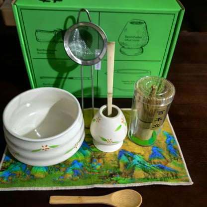 Matcha tea whisker tool set
