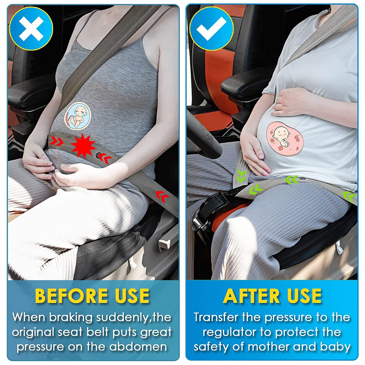 Maternity Car Seat Safety Belt