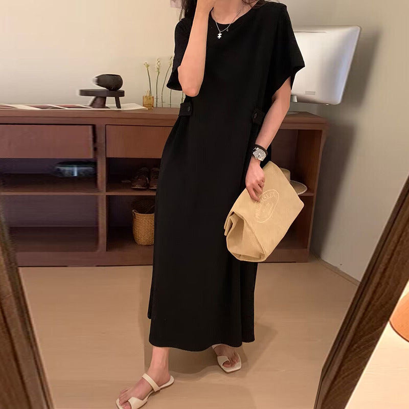 Maternity Casual Dress Organic Cotton Plus Size Loose Fit