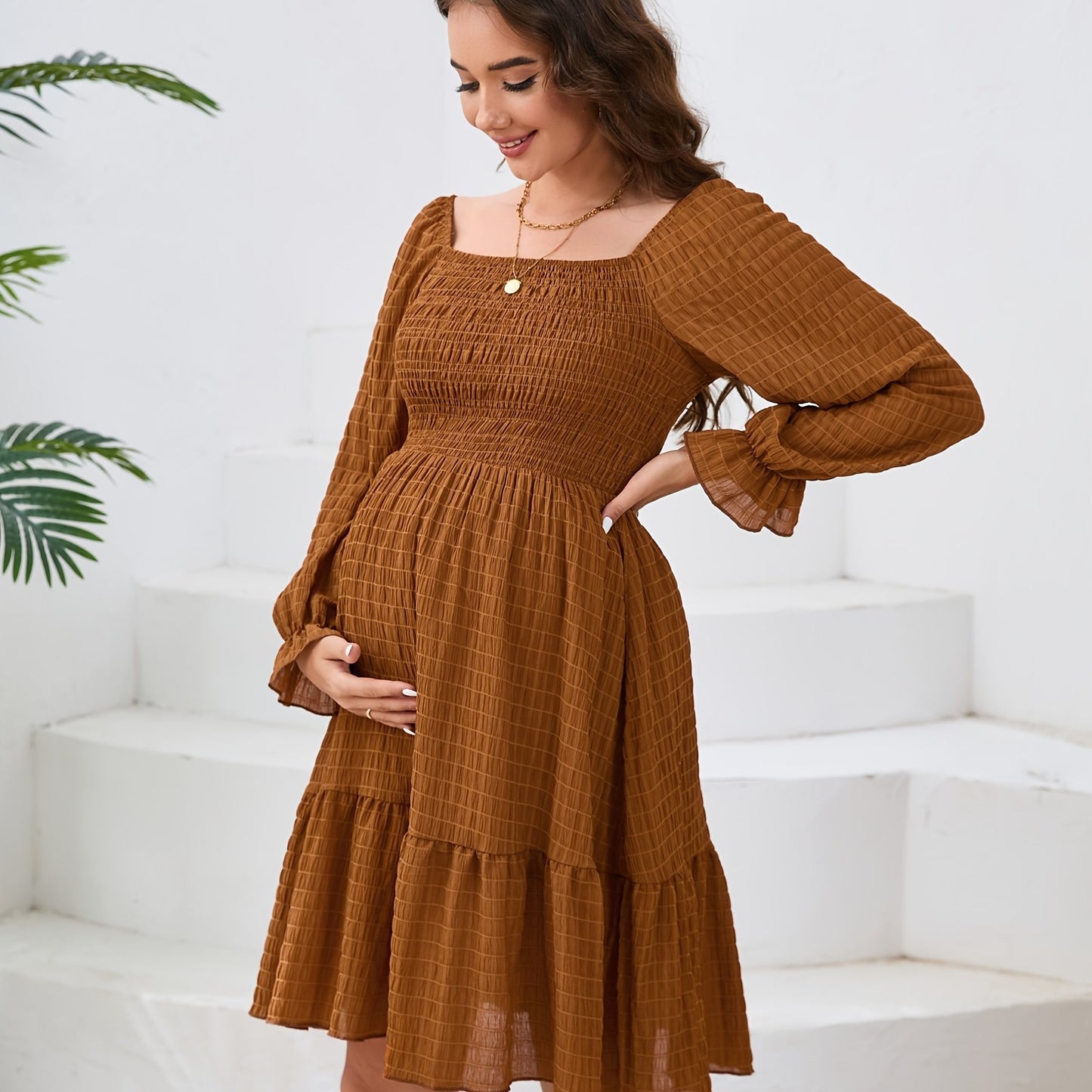 Maternity Long Sleeve Dress
