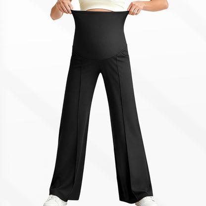 Maternity Pants High Waist Wide Leg