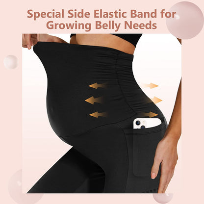 Maternity Pants with Tummy Support Pockets